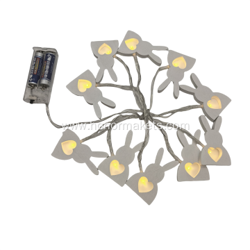 10PCS Rabbits String Lights
